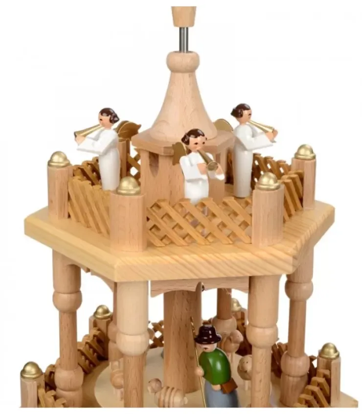 Richard Glasser, Pyramides de Noël allemandes Pyramides De Noël Allemandes|Pyramide De Noël 2 Etages Avec Personnages Couleur