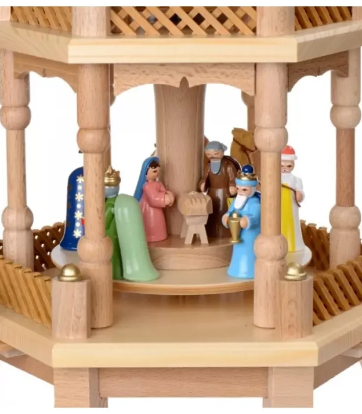 Richard Glasser, Pyramides de Noël allemandes Pyramides De Noël Allemandes|Pyramide De Noël 2 Etages Avec Personnages Couleur