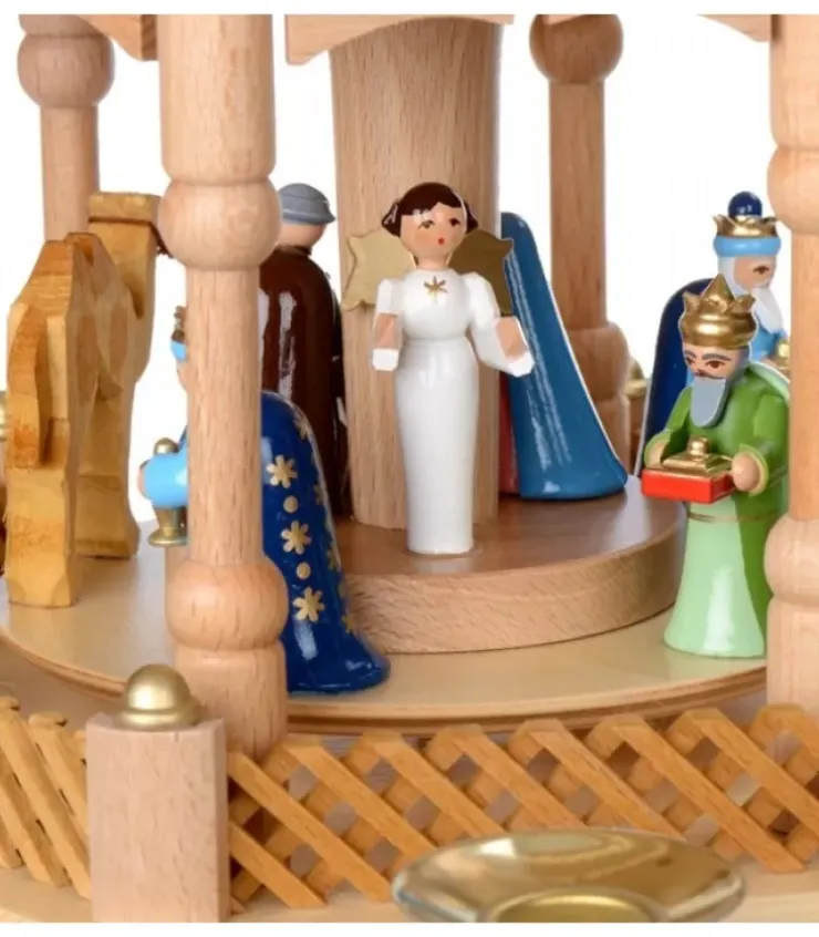 Richard Glasser, Pyramides de Noël allemandes Pyramides De Noël Allemandes|Pyramide De Noël 2 Etages Avec Personnages Couleur