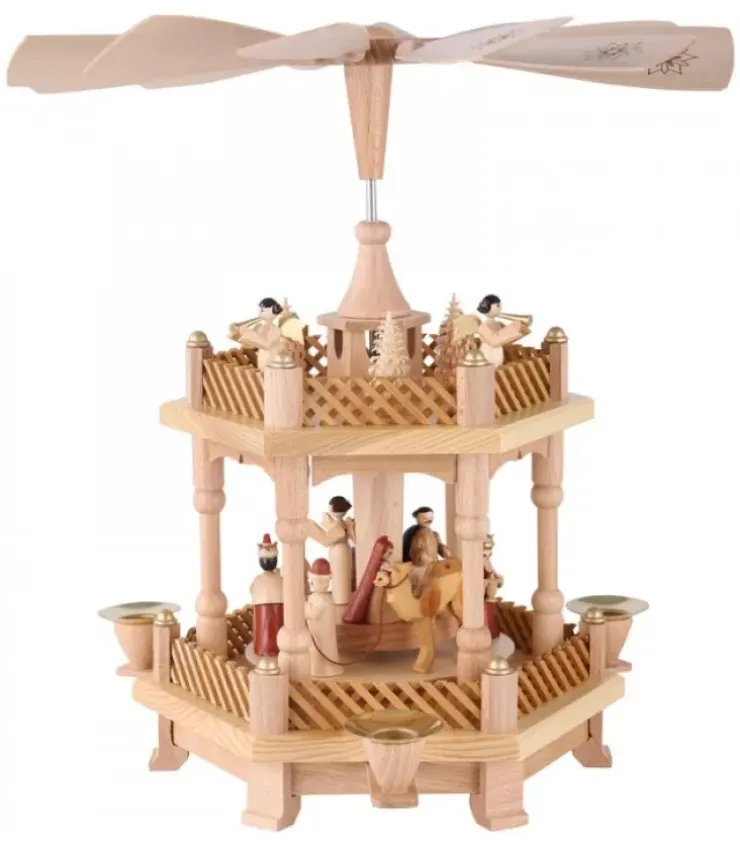 Richard Glasser, Pyramides de Noël allemandes Pyramides De Noël Allemandes|Pyramide De Noël Allemande 1 Etage A 3 Bougies