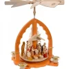 Richard Glasser, Pyramides de Noël allemandes Pyramides De Noël Allemandes|Pyramide De Noël Allemande Avec Une Arche Couleur Ocre