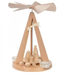 Schalling, crèche moderne Pyramides De Noël Allemandes|Pyramide De Noël Bois Au Design Moderne