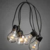 Konstsmide, guirlandes lumineuses de Noël Guirlande Lumineuse Extérieur|Rallonge 10 M Pour Guirlande Lumineuse De Terrasse, 10 Ampoules Ambrees