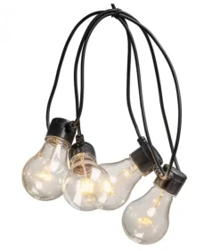 Konstsmide, guirlandes lumineuses de Noël Guirlande Lumineuse Extérieur|Rallonge 10 M Pour Guirlande Lumineuse De Terrasse, 10 Ampoules Ambrees