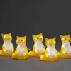 Konstsmide, guirlandes lumineuses de Noël Oiseaux Lumineux Et Animaux Lumineux|Renards Lumineux Acryliques Led Assis, Lot De 5, 12 Cm