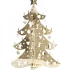 Pluto Produkter, déco de Noël Scandinave Sapin De Noël Design|Sapin De Noël Design, Metal Dore, 19 Cm