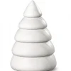 Köhler, Père Noël en bois Sapin De Noël Design|Sapin Design Blanc, 11,5 Cm