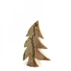 Waldfabrik, photophore en bois et étoile sapin de Noël Sapins En Bois|Sapin En Bois, Forme Penchee, 12 Cm