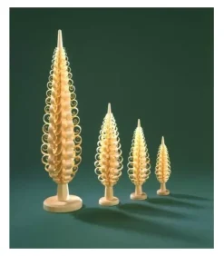Richard Glasser, Pyramides de Noël allemandes Sapins En Bois|Sapin Noël Bois Sculpte, 12 Cm