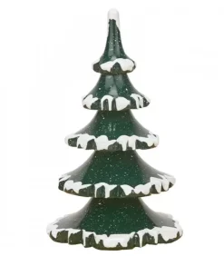 Hubrig, figurines pour enfant Village De Noël Miniature|Village De Noël Miniature, 2 Sapins 11 Cm