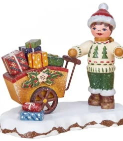 Hubrig, figurines pour enfant Village De Noël Miniature|Village De Noël Miniature, Cadeaux Dans Poussette