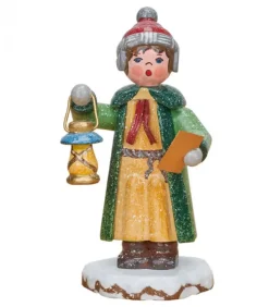 Hubrig, figurines pour enfant Village De Noël Miniature|Village De Noël Miniature, Garconnet Chantant Noël