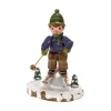 Hubrig, figurines pour enfant Village De Noël Miniature|Village De Noël Miniature, Garcon A Ski