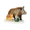 Hubrig, figurines pour enfant Village De Noël Miniature|Village De Noël Miniature, Sanglier Et Marcassin