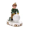 Hubrig, figurines pour enfant Village De Noël Miniature|Village De Noël Miniature, Garcon Et Boule De Neige