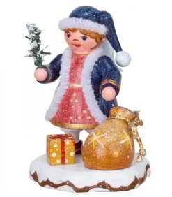 Hubrig, figurines pour enfant Village De Noël Miniature|Village De Noël Miniature, Figurine Ange Sac A Jouets