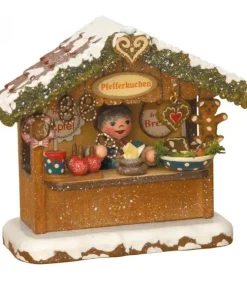 Hubrig, figurines pour enfant Village De Noël Miniature|Village Noël Miniature, Chalet Marche De Noël Vendeur De Gateaux